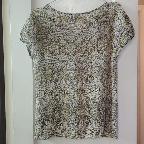 Liz Claiborne Sheer Blouse size Petite Large - Picture 5 of 5